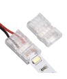 Slim LED strip samler til løse ledninger - 10mm, enkeltfarvet, IP20, 5V-24V