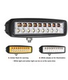 LEDlife 23W LED arbejdslampe - Bil, lastbil, traktor, trailer, 90° spredning, IP68 vandtæt, 10-30V