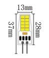 LEDlife SILI2.5 G4 LED pære - 2,5W, dæmpbar, 12V/24V, G4