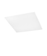 60x60 bagbelyst LED panel, 40W - Hvid kant