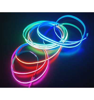 5m 16W/m RGBIC COB-LED strip - 24V DC, IP20, 630 LED pr. meter, COB LED