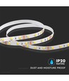 5m 8W/m LED strip - 12V DC, 60 LED pr. meter