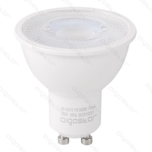 Aigostar GU10 - 7W LED Spot, 38 Grader, Dæmpbar, 556 Lumen