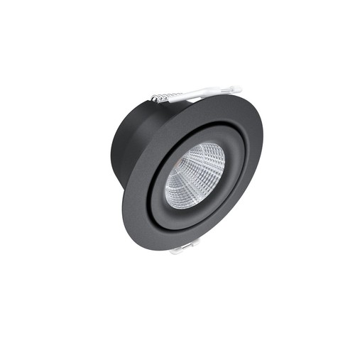 Restsalg: HILUX D3 Udendørs LED Spot 4w, 2700K, RA97, Dæmpbar, Sort