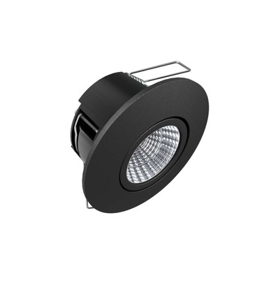 HILUX D6 udendørs LED Spot 6w, 2700K, RA99, Dæmpbar, Sort