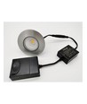 Outlet: HILUX D6 udendørs LED Spot 6w, 2700K, RA99, Dæmpbar, Børstet