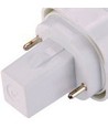 LEDlife G24D LED pære - 7W, 120°, varm hvid, mat glas
