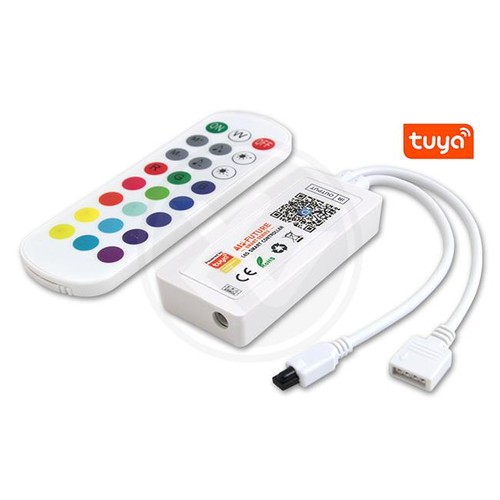Tuya RGB Dæmper SmartHome, 6A, 5-24V - Google Home, Alexa og smartphones