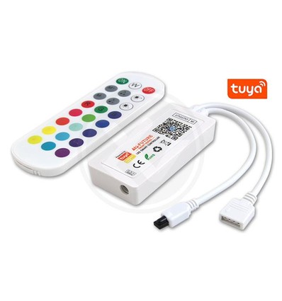 Tuya RGB Dæmper SmartHome, 6A, 5-24V - Google Home, Alexa og smartphones