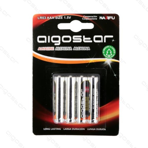 Restsalg: 4 stk Aigostar LR03 AAA Batteri, 1,5V