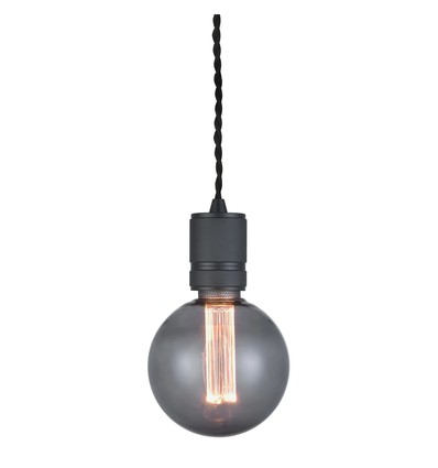 Outlet: Halo Design fatningssæt - Mat Sort, E27