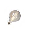 Gylden Zig Zag LED Globepære, dæmpbar, E27, 6W, 2200K, RA90