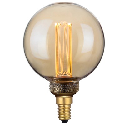 9: Restsalg: E14 LED Mini Globe Gylden Dæmpbar, Colors