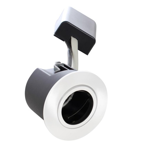 Restsalg: DIOSPOT Opti Indbygningsspot GU10, hvid, IP44, godkendt til isolering