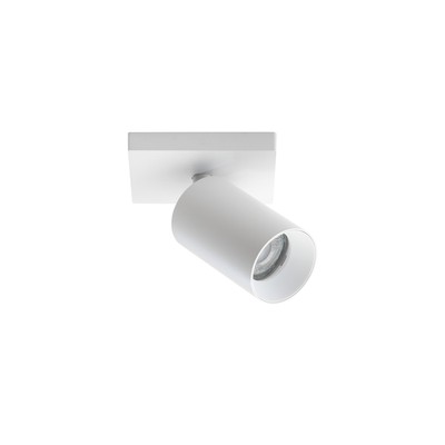 Restsalg: Antidark SpotOn1 væg/loftlampe, GU10 fatning, hvid