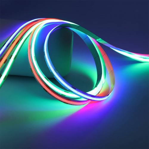 5 meter, 24V CSP LED strip, RGB, IP20, dæmpbar