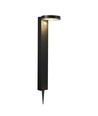 Nordlux Rica rund bedlampe med solceller, sort