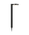 Nordlux Rica rund bedlampe med solceller, sort