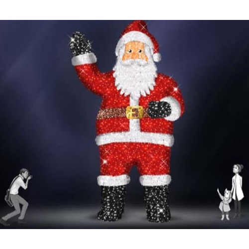 Julemanden i 3D - 6 meter høj