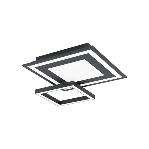 EGLO Connect LED Panel 45x45 - 20w, 2750 lumens, sort ramme