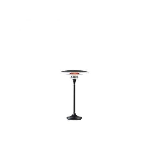 DIABLO bordlampe, G4, Ø20cm, sort/rød