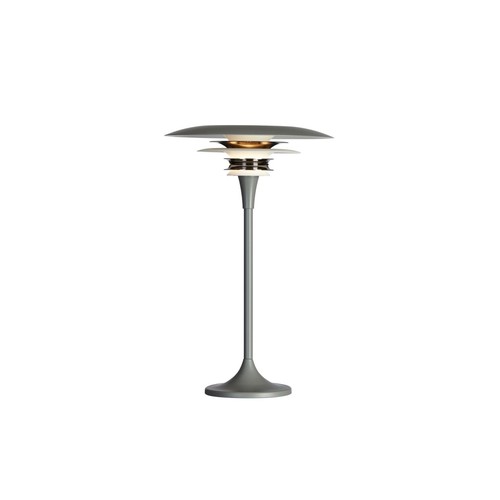 DIABLO bordlampe, G9, Ø30cm, grå/sort