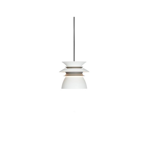 DIABLO Café Pendellampe Ø16 cm - Hvid/grå