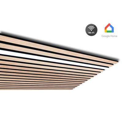 ledlys sæt til Akustikpanel - 5 meter ledstrip Varm Hvid, inkl aluprofiler