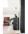 Halo Design - D.C Gulvlampe Ø18, Opalic / Sort Eg, højde 150 cm.
