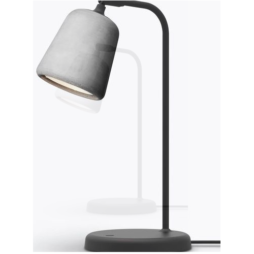 New Works - E14 Bordlampe i lys beton