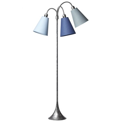 E27 TRAFIK gulvlampe, Nielsen Light - Dalablå, turkis, lyseblå