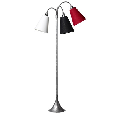 E27 TRAFIK gulvlampe, Nielsen Light - Hvid, sort, rød