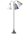 E27 TRAFIK gulvlampe, Nielsen Light - Grå - Dalablå, turkis, lyseblå