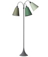 E27 TRAFIK gulvlampe, Nielsen Light - Grå - Græsgrøn, oliven, grøn nistret