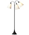 E27 TRAFIK gulvlampe, Nielsen Light - Sort - Hvid