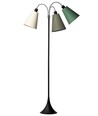 E27 TRAFIK gulvlampe, Nielsen Light - Sort - Oliven, græsgrøn, creme