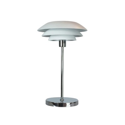 12: DL31 mat hvid bordlampe - Dyberg Larsen