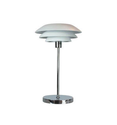 DL31 mat hvid bordlampe - Dyberg Larsen