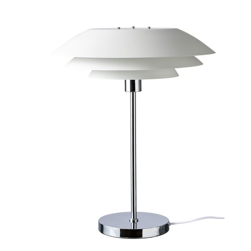DL45 mat hvid bordlampe - Dyberg Larsen