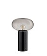 Marble røget bordlampe med ovalt glas - Dyberg Larsen