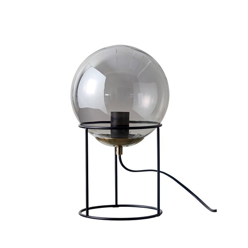 Moon bordlampe med røget glas - Dyberg Larsen