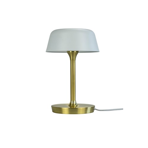 Valencia bodlampe i mat hvid/messing - Dyberg Larsen