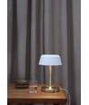 Valencia bodlampe i mat hvid/messing - Dyberg Larsen