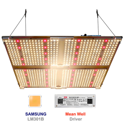 LED Vækstlys, Samsung Quantum Board, 440W, dæmpbar