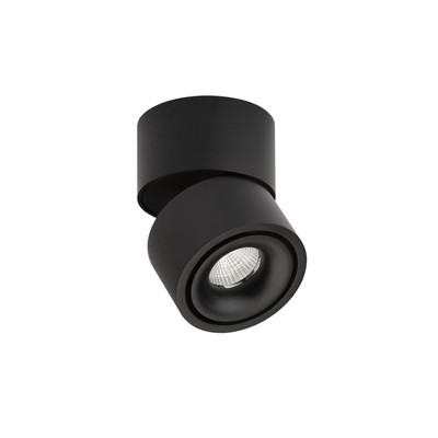 Billede af Antidark Easy mini W75 loft/væglampe, 7W, 477lm, RA90+, dæmpbar, sort