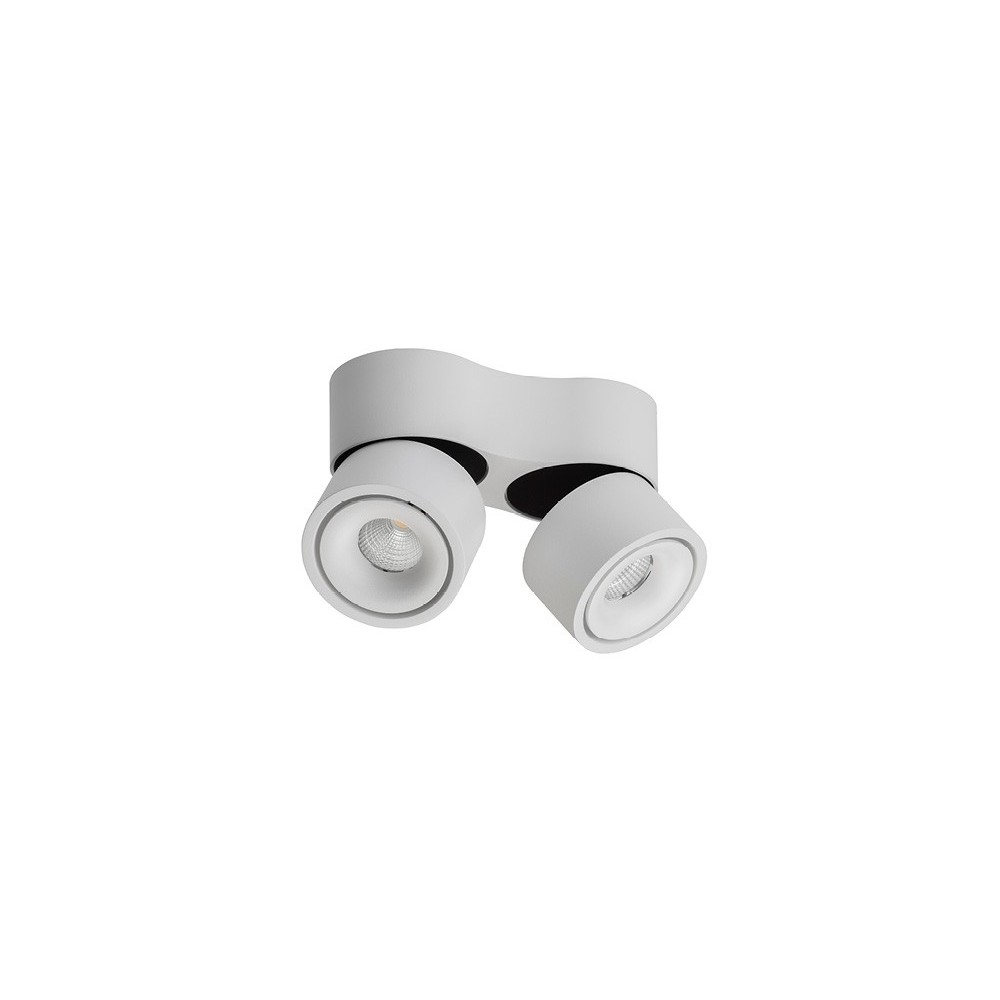 Antidark Easy Mini Double W275 Væg/loftlampe 2x7w 477lm Ra90 Dæmpbar Hvid