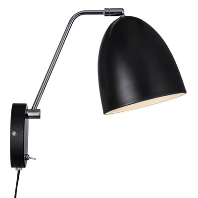 Billede af Nordlux ALEXANDER væglampe, E27, sort hos LEDProff DK
