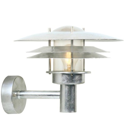 Nordlux AMALIENBORG væglampe, E27, galvaniseret stål