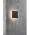 Nordlux ARTEGO firkantet væglampe, sort