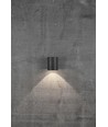 Nordlux Canto 2 væglampe, 2x6W, 500lm, sort